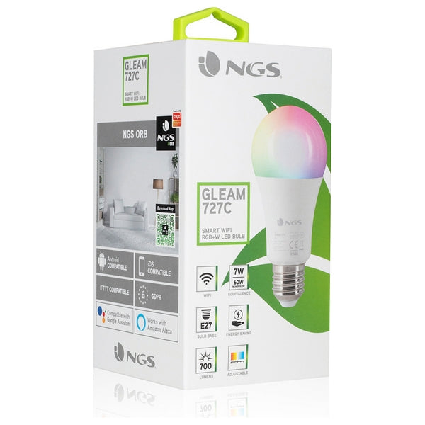 Smart Glühbirne NGS Gleam727C RGB LED E27 7W