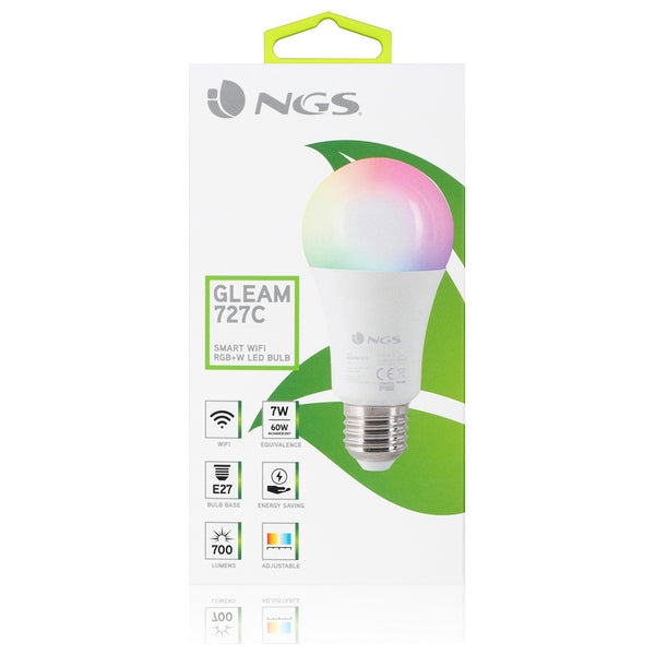 Smart Glühbirne NGS Gleam727C RGB LED E27 7W