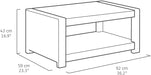 Lounge Gartenmöbel Set 4teilig, mit Sitzkissen, für Garten, Terrasse und Balkon, grau, wetterfest, Sitzgruppe aus Beistelltisch 