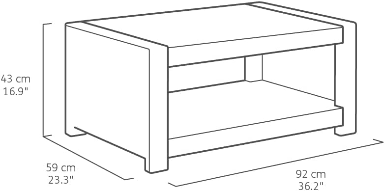 Lounge Gartenmöbel Set 4teilig, mit Sitzkissen, für Garten, Terrasse und Balkon, grau, wetterfest, Sitzgruppe aus Beistelltisch 