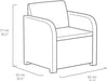 Lounge Gartenmöbel Set 4teilig, mit Sitzkissen, für Garten, Terrasse und Balkon, grau, wetterfest, Sitzgruppe aus Beistelltisch 