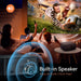 WiFi Beamer, 13000 Lumen Mini 5G Beamer 4K Full HD 200 Zoll Heimkino Projektor, 4P&4D Zoom/Staubfilter/Bluetooth Beamer Kompatibel 